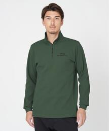 【PING APPAREL】ストレッチワッフルハーフジップカットソー (MENS)