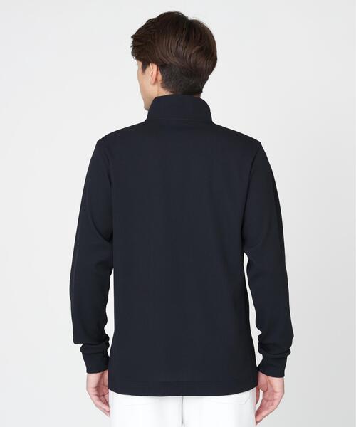 PING（ピン）の「【PING APPAREL】ストレッチワッフルハーフジップカットソー (MENS)（スウェット・メンズ・ブラック/ホワイト/カーキ・L/LL/M/LL1/S）」の14枚目の写真