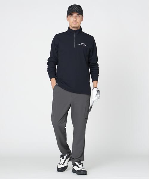 PING（ピン）の「【PING APPAREL】ストレッチワッフルハーフジップカットソー (MENS)（スウェット・メンズ・ブラック/ホワイト/カーキ・L/LL/M/LL1/S）」の17枚目の写真