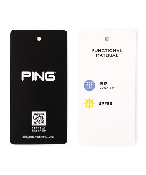 PING（ピン）の「【PING APPAREL】ストレッチワッフルハーフジップカットソー (MENS)（スウェット・メンズ・ブラック/ホワイト/カーキ・L/LL/M/LL1/S）」の21枚目の写真