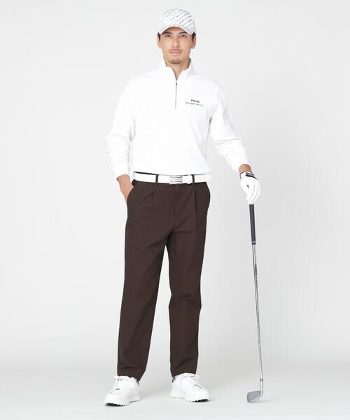 PING（ピン）の「【PING APPAREL】ストレッチワッフルハーフジップカットソー (MENS)（スウェット・メンズ・ブラック/ホワイト/カーキ・L/LL/M/LL1/S）」の13枚目の写真