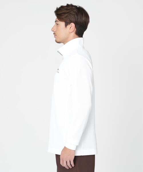 PING（ピン）の「【PING APPAREL】ストレッチワッフルハーフジップカットソー (MENS)（スウェット・メンズ・ブラック/ホワイト/カーキ・L/LL/M/LL1/S）」の4枚目の写真