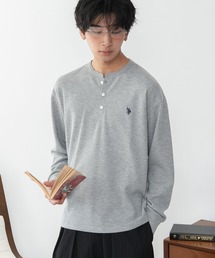 ∴WEGO/【26年秋冬新作】U.S.POLO ASSN.ヘンリーネックロンT