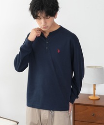 ∴WEGO/【26年秋冬新作】U.S.POLO ASSN.ヘンリーネックロンT