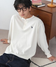 ∴WEGO/【26年秋冬新作】U.S.POLO ASSN.ヘンリーネックロンT