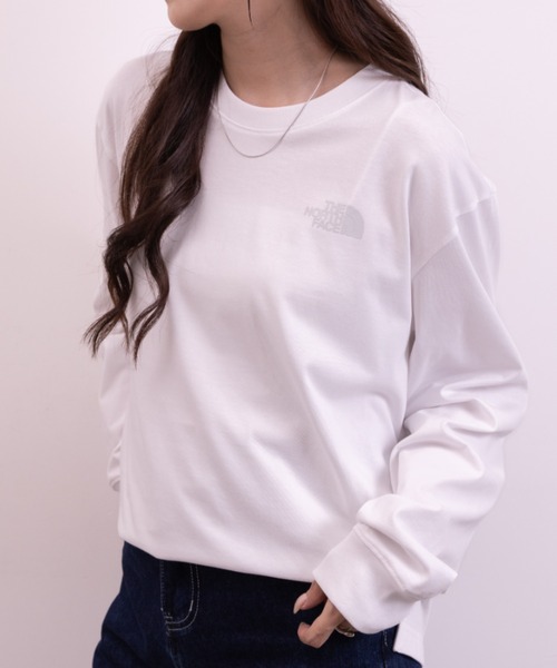 THE NORTH FACE(ザノースフェイス)の「THE NORTH FACE(ザ・ノースフェイス)/M'S EVERLITTE L/S TEE(Tシャツ/カットソー・レディース・ブラック/ホワイト・L/M/XL)」の2枚目の写真