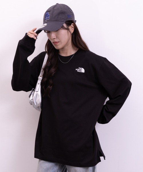 THE NORTH FACE(ザノースフェイス)の「THE NORTH FACE(ザ・ノースフェイス)/M'S EVERLITTE L/S TEE(Tシャツ/カットソー・レディース・ブラック/ホワイト・L/M/XL)」の6枚目の写真