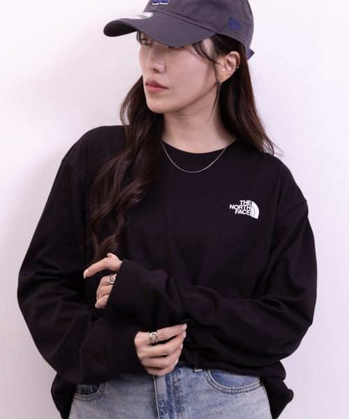 THE NORTH FACE(ザノースフェイス)の「THE NORTH FACE(ザ・ノースフェイス)/M'S EVERLITTE L/S TEE(Tシャツ/カットソー・レディース・ブラック/ホワイト・L/M/XL)」の14枚目の写真
