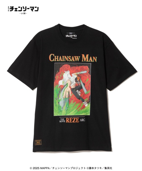 glamb(グラム)の「Chainsaw Man T-shirt / チェンソーマン Tシャツ(Tシャツ/カットソー・メンズ・ホワイト/ブラック・M/L/XL)」の4枚目の写真