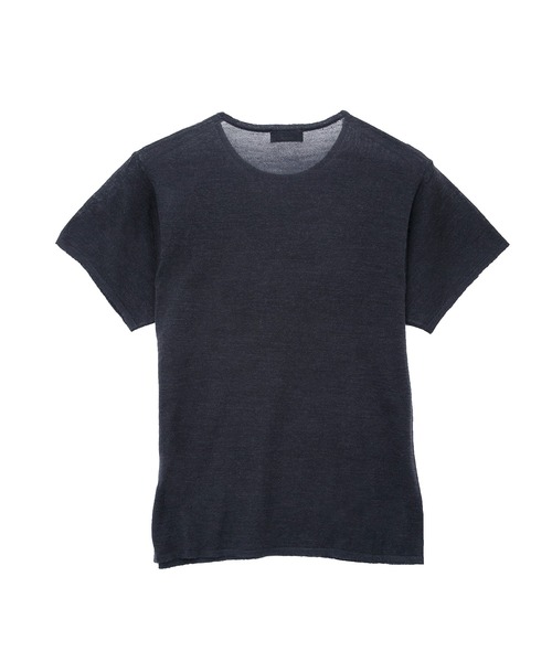 IRIS47（イリスフォーセブン）の「【IRIS 47】bare cashmere T-shirt/ベア カシミヤ ティーシャツ dress39（Tシャツ/カットソー・レディース・ダークグレー/ブラック/ホワイト・FREE）」の5枚目の写真