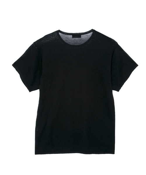 IRIS47（イリスフォーセブン）の「【IRIS 47】bare cashmere T-shirt/ベア カシミヤ ティーシャツ dress39（Tシャツ/カットソー・レディース・ダークグレー/ブラック/ホワイト・FREE）」の11枚目の写真
