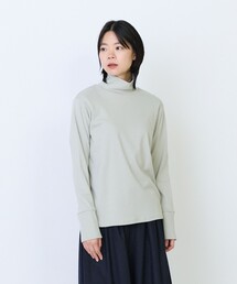 コットンフライスタートルネックプルオーバー