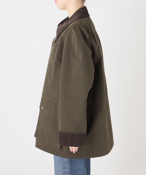DUNST（ダンスト）の「DUNST/ダンスト UNISEX WAXED COTTON HUNTING JACKET ジャケット（その他アウター・レディース・カーキ・SMALL）」の10枚目の写真