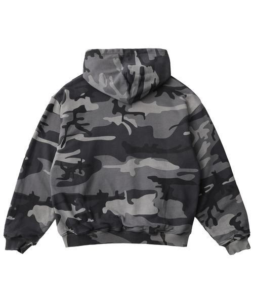 XLARGE(エクストララージ)の「REVERSIBLE CAMO ZIP HOODED SWEATSHIRT(パーカー・メンズ・オレンジ/ブラック・XL/L/M/S)」の22枚目の写真