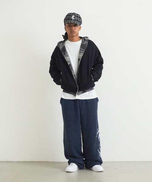 XLARGE(エクストララージ)の「REVERSIBLE CAMO ZIP HOODED SWEATSHIRT(パーカー・メンズ・オレンジ/ブラック・XL/L/M/S)」の14枚目の写真