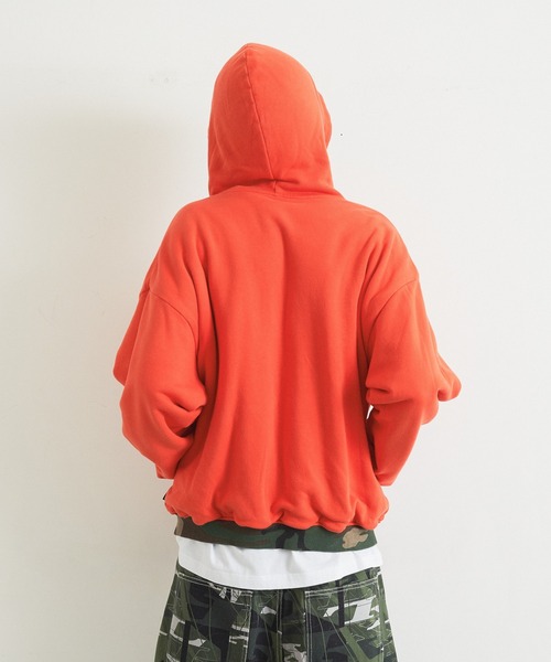 XLARGE(エクストララージ)の「REVERSIBLE CAMO ZIP HOODED SWEATSHIRT(パーカー・メンズ・オレンジ/ブラック・XL/L/M/S)」の6枚目の写真