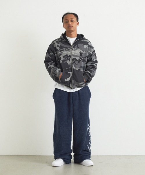 XLARGE(エクストララージ)の「REVERSIBLE CAMO ZIP HOODED SWEATSHIRT(パーカー・メンズ・オレンジ/ブラック・XL/L/M/S)」の18枚目の写真