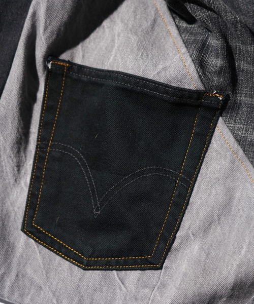 THRIFTY LOOK(スリフティールック)の「LEVIS TRIANGLE TOTE LARGE(トートバッグ・メンズ・ブラック・FREE)」の4枚目の写真