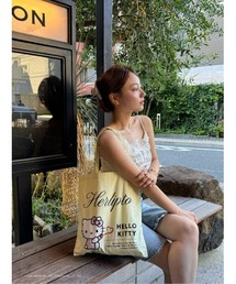 Her lip to HLT x Hello Kitty Tote Bag Original Can Set (Tote Bag)