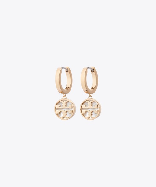 TORY BURCH(トリーバーチ)の「アイコン ハギー フープピアス(ピアス(両耳用)・レディース・ゴールド・ONE SIZE)」の2枚目の写真