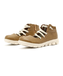 Rin Clover(リン クローバー)/ラウンドトゥ ゴム製レースアップ ラクちんシューズ