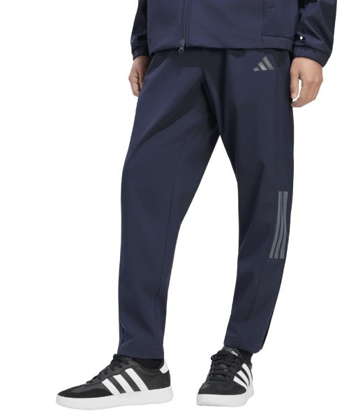 adidas（アディダス）の「アディダス adidas マストハブ 3層構造 フリース裏地 オープンヘムパンツ（その他パンツ・メンズ・ネイビー/オリーブ/ブラック・S/L/M/LL/3L）」の3枚目の写真