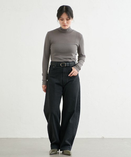 IENA(イエナ)の「コットンシアータートルプルオーバー(Tシャツ/カットソー・レディース・ホワイト/グレー/レッド系その他/ピンク/ブラック・FREE)」の17枚目の写真