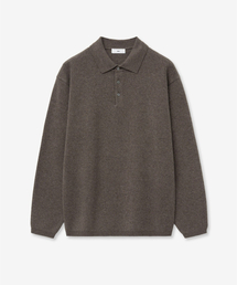 Cashmere Blended Essential Polo Knit Top (Brown) TNSW6F110W2