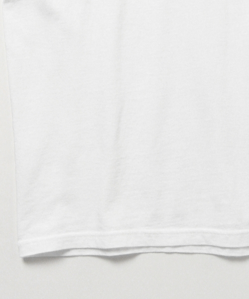 BEAMS LIGHTS Men's（ビームスライツ メンズ）の「BEAMS LIGHTS /  ネックスリットＴシャツ（Tシャツ/カットソー・メンズ・ホワイト/ネイビー・MEDIUM/X-LARGE/LARGE/SMALL）」の15枚目の写真