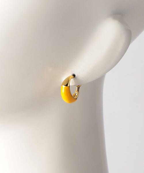 BEAUTY&YOUTH UNITED ARROWS（ビューティーアンドユースユナイテッドアローズ）の「BY メタル&カラーコンビ ピアス（ピアス（両耳用）・レディース・ゴールド/イエロー/コバルトブルー/ライラック・FREE）」の10枚目の写真