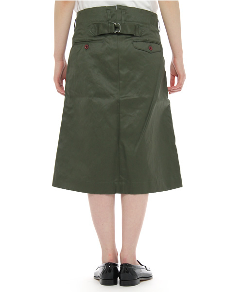 BEAMS BOY（ビームスボーイ）の「○O.尾錠 ﾁﾉ SK（スカート・レディース・ブラック/カーキ/オリーブ・0/1/2）」の6枚目の写真