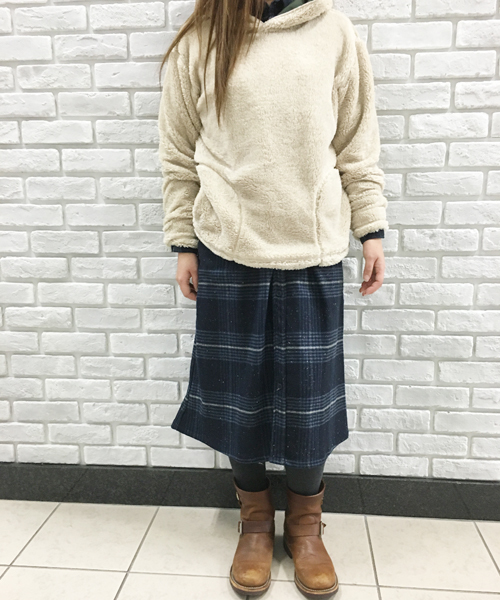 GREEN BOWL（グリーンボウル）の「GREEN BOWL Boa Parka/グリーンボウルボアパーカー（パーカー・メンズ・ベージュ/ライトベージュ/オフホワイト・38/40）」の17枚目の写真