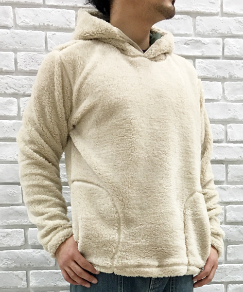 GREEN BOWL（グリーンボウル）の「GREEN BOWL Boa Parka/グリーンボウルボアパーカー（パーカー・メンズ・ベージュ/ライトベージュ/オフホワイト・38/40）」の15枚目の写真