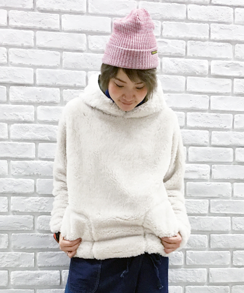 GREEN BOWL（グリーンボウル）の「GREEN BOWL Boa Parka/グリーンボウルボアパーカー（パーカー・メンズ・ベージュ/ライトベージュ/オフホワイト・38/40）」の19枚目の写真