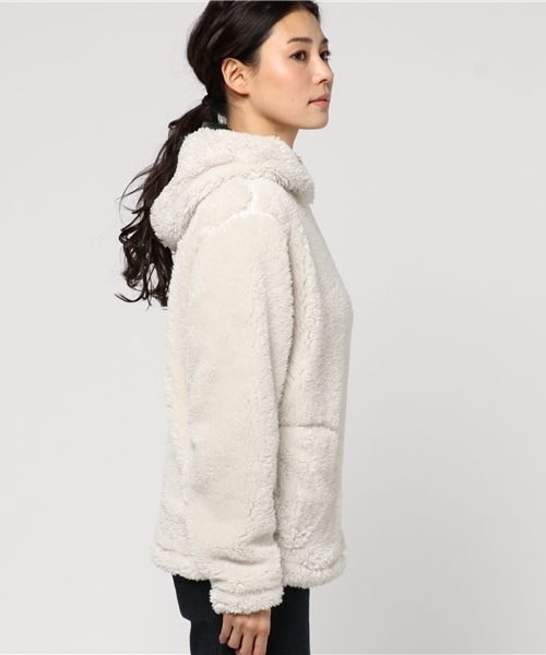 GREEN BOWL（グリーンボウル）の「GREEN BOWL Boa Parka/グリーンボウルボアパーカー（パーカー・メンズ・ベージュ/ライトベージュ/オフホワイト・38/40）」の5枚目の写真