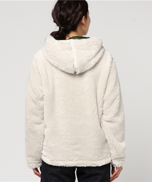 GREEN BOWL（グリーンボウル）の「GREEN BOWL Boa Parka/グリーンボウルボアパーカー（パーカー・メンズ・ベージュ/ライトベージュ/オフホワイト・38/40）」の6枚目の写真