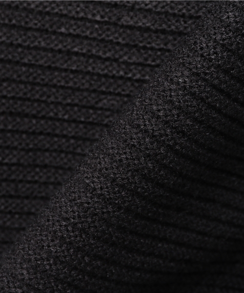 COLONY 2139（コロニートゥーワンスリーナイン）の「リップル袖ターンバックプルオーバー（ニット/セーター・レディース・ブラック/ライトブルー/ホワイト・FREE）」の10枚目の写真