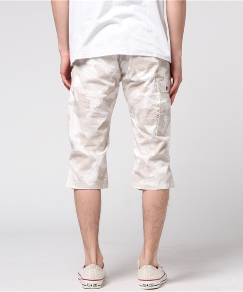 AVIREX（アヴィレックス）の「【直営店限定】avirex/ アヴィレックス / CAMO STRETCH CROPPED PANTS/ カモストレッチ　クロップドパンツ（カーゴパンツ・メンズ・ネイビー/ホワイト/バーガンディー/オリーブ・LARGE/XX-LARGE/X-LARGE/MEDIUM）」の6枚目の写真