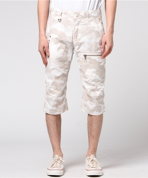 AVIREX（アヴィレックス）の「【直営店限定】avirex/ アヴィレックス / CAMO STRETCH CROPPED PANTS/ カモストレッチ　クロップドパンツ（カーゴパンツ・メンズ・ネイビー/ホワイト/バーガンディー/オリーブ・LARGE/XX-LARGE/X-LARGE/MEDIUM）」の7枚目の写真