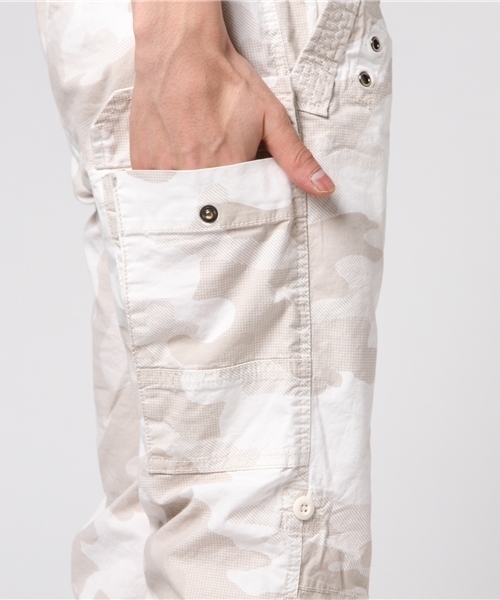 AVIREX（アヴィレックス）の「【直営店限定】avirex/ アヴィレックス / CAMO STRETCH CROPPED PANTS/ カモストレッチ　クロップドパンツ（カーゴパンツ・メンズ・ネイビー/ホワイト/バーガンディー/オリーブ・LARGE/XX-LARGE/X-LARGE/MEDIUM）」の13枚目の写真