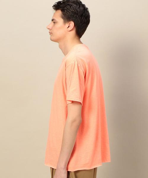 FRUIT OF THE LOOM（フルーツオブザルーム）の「＜FRUITS OF THE LOOM＞ CUT/OFF WIDE T CP/Tシャツ ◆（Tシャツ/カットソー・メンズ・オレンジ/イエロー・XX-LARGE/LARGE/X-LARGE）」の5枚目の写真