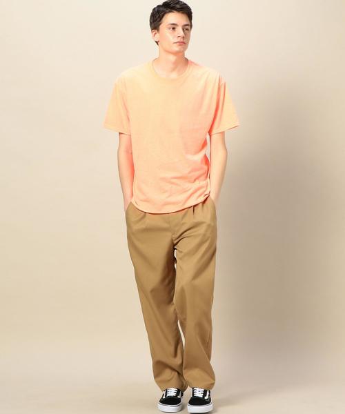 FRUIT OF THE LOOM（フルーツオブザルーム）の「＜FRUITS OF THE LOOM＞ CUT/OFF WIDE T CP/Tシャツ ◆（Tシャツ/カットソー・メンズ・オレンジ/イエロー・XX-LARGE/LARGE/X-LARGE）」の6枚目の写真