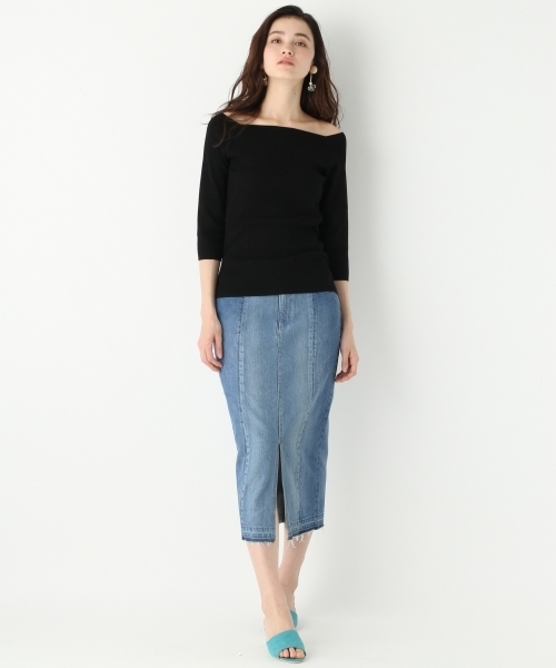 A part by（アパートバイ）の「デニムリメイクスカート 757447（デニムスカート・レディース・ブルー/ブルー系その他・LARGE/MEDIUM）」の10枚目の写真