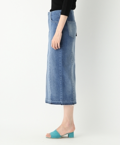 A part by（アパートバイ）の「デニムリメイクスカート 757447（デニムスカート・レディース・ブルー/ブルー系その他・LARGE/MEDIUM）」の12枚目の写真