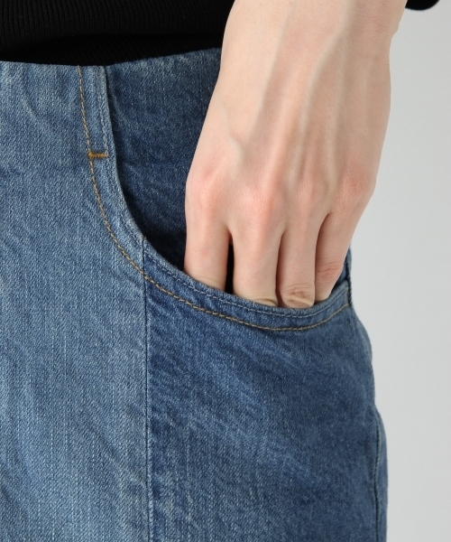 A part by（アパートバイ）の「デニムリメイクスカート 757447（デニムスカート・レディース・ブルー/ブルー系その他・LARGE/MEDIUM）」の7枚目の写真