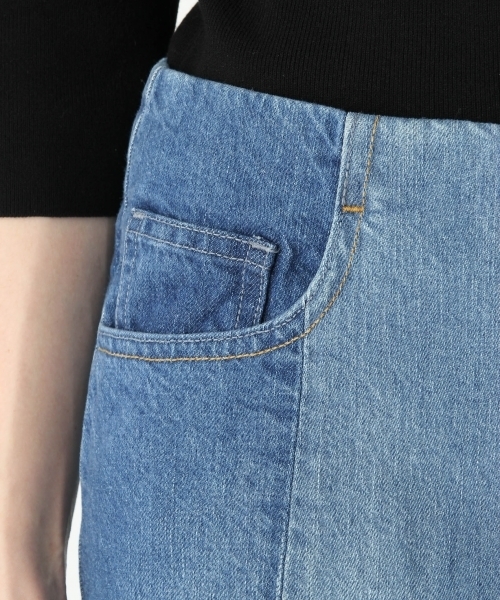 A part by（アパートバイ）の「デニムリメイクスカート 757447（デニムスカート・レディース・ブルー/ブルー系その他・LARGE/MEDIUM）」の8枚目の写真