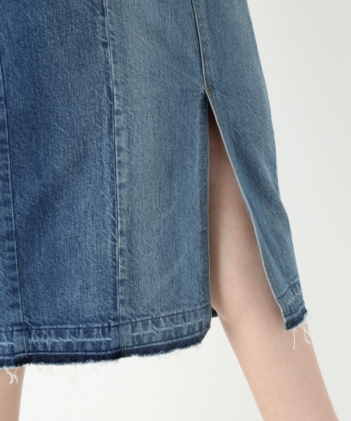 A part by（アパートバイ）の「デニムリメイクスカート 757447（デニムスカート・レディース・ブルー/ブルー系その他・LARGE/MEDIUM）」の3枚目の写真
