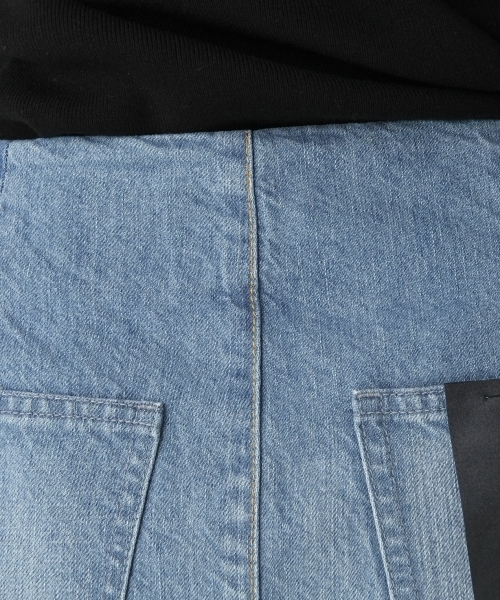 A part by（アパートバイ）の「デニムリメイクスカート 757447（デニムスカート・レディース・ブルー/ブルー系その他・LARGE/MEDIUM）」の5枚目の写真