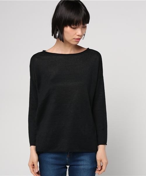 値下げ不可_プラージュ　silk/linen nuance プルオーバー 値下げ不可_プラージュ silk/linen nuance プルオーバー plage