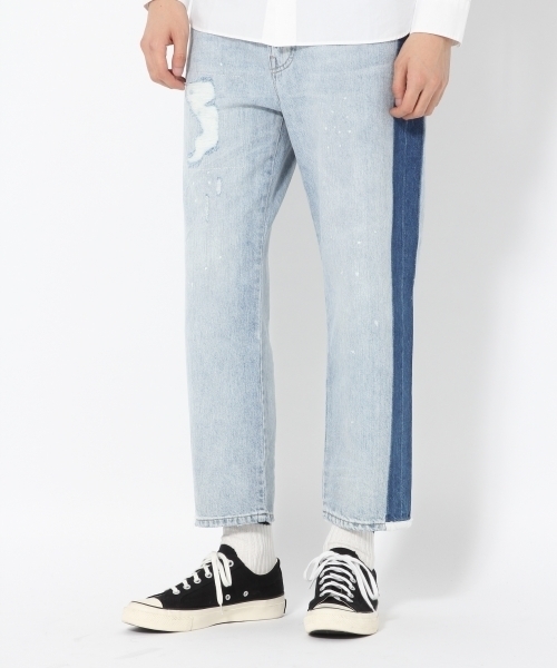 GLOBAL WORK（グローバルワーク）の「CONEデニムデザインパンツ/756944（デニムパンツ・メンズ・ブルー/ブルー系その他/ブルー系その他2・LARGE/SMALL/X-LARGE/MEDIUM）」の2枚目の写真
